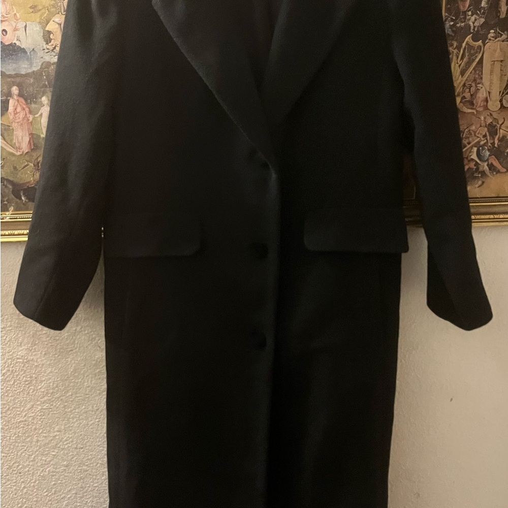 Elegant Women's Black Trench Coat
